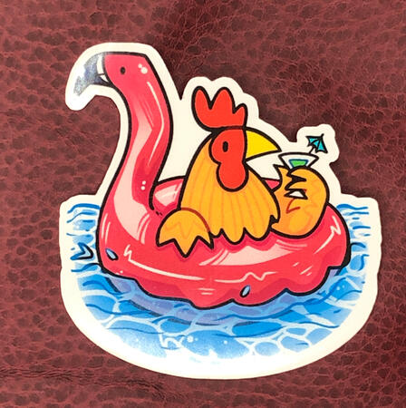 pool floatie 2x2in ($3 USD)