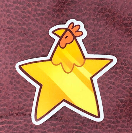 star 2x2in ($3 USD)