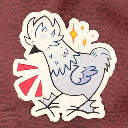 silkie 2x2in ($3 USD)