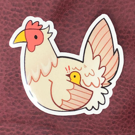 peeking baby 2x2in ($3 USD)