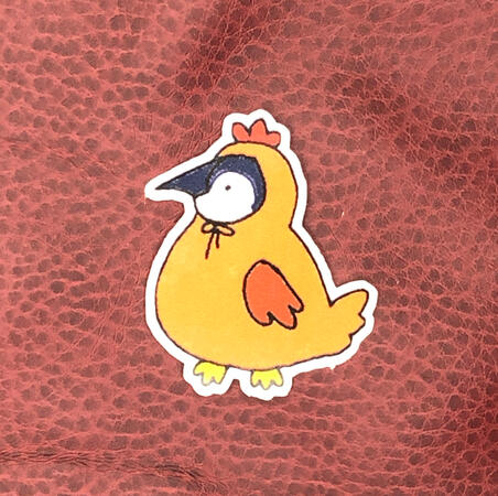 penguin 1x1in ($2 USD)